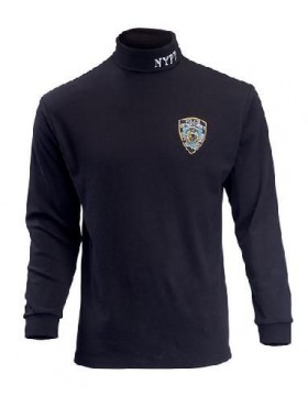 5.11 100% Cotton Navy Turtleneck w/ NYPD Embroidery